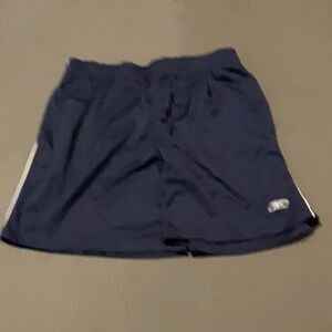 Reebok Blue Athletic Shorts with Elastic Waistband